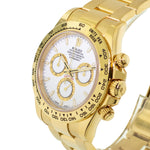 Rolex Daytona 40mm Yellow Gold White Index Dial & Gold Bezel 126508-Da Vinci Fine Jewelry