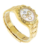 Rolex Daytona 40mm Yellow Gold White Index Dial & Gold Bezel 126508-Da Vinci Fine Jewelry