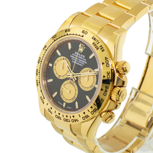 Rolex Daytona 40mm Yellow Gold Black Index "Paul Newman" Dial & Gold Bezel 126508-Da Vinci Fine Jewelry