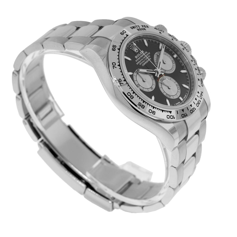 Rolex Daytona 40mm White Gold Black Index Dial & White Gold Bezel 126509-Da Vinci Fine Jewelry