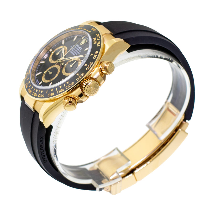 Rolex Daytona 40mm Yellow Gold Black Dial & Black Bezel 126518-Da Vinci Fine Jewelry