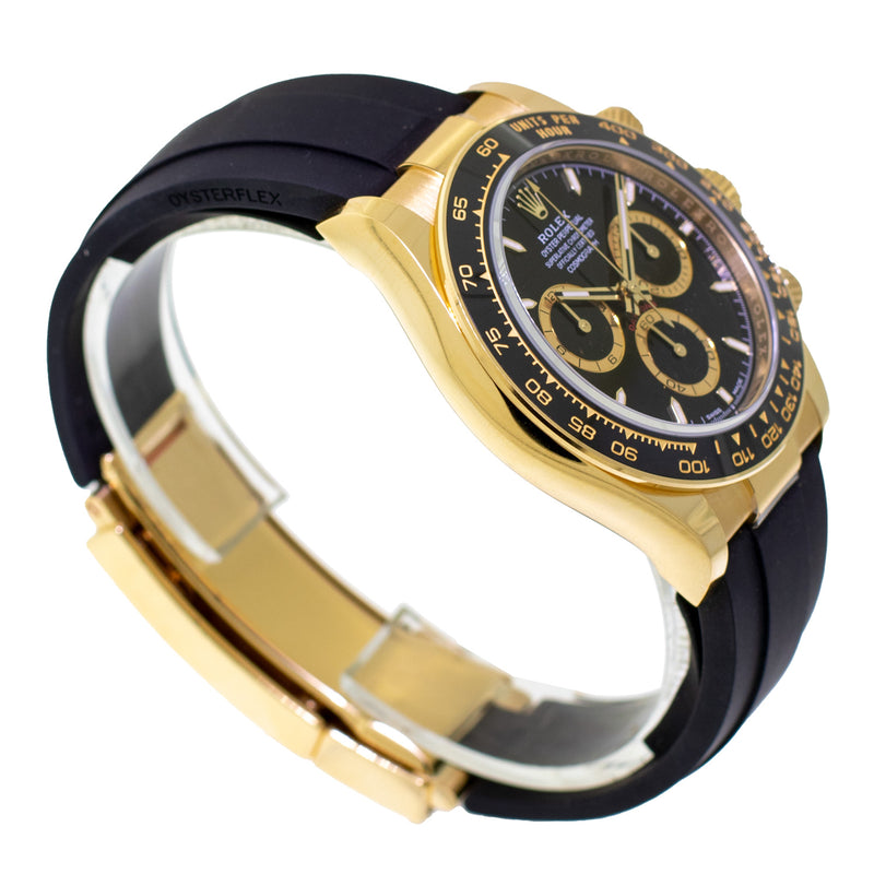 Rolex Daytona 40mm Yellow Gold Black Dial & Black Bezel 126518-Da Vinci Fine Jewelry