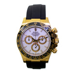 Rolex Daytona 40mm Yellow Gold White Dial & Black Bezel 126518-Da Vinci Fine Jewelry
