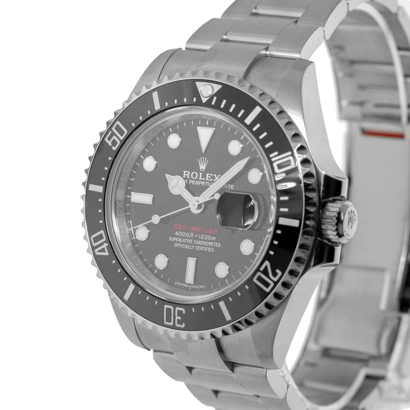 Rolex Sea-Dweller New Old Stock 43mm Stainless Steel Black Dial & Black Bezel 126600-Da Vinci Fine Jewelry