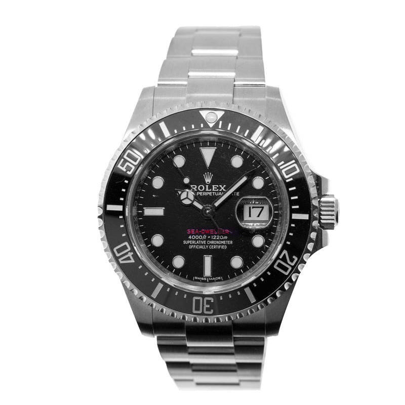 Rolex Sea-Dweller New Old Stock 43mm Stainless Steel Black Dial & Black Bezel 126600-Da Vinci Fine Jewelry