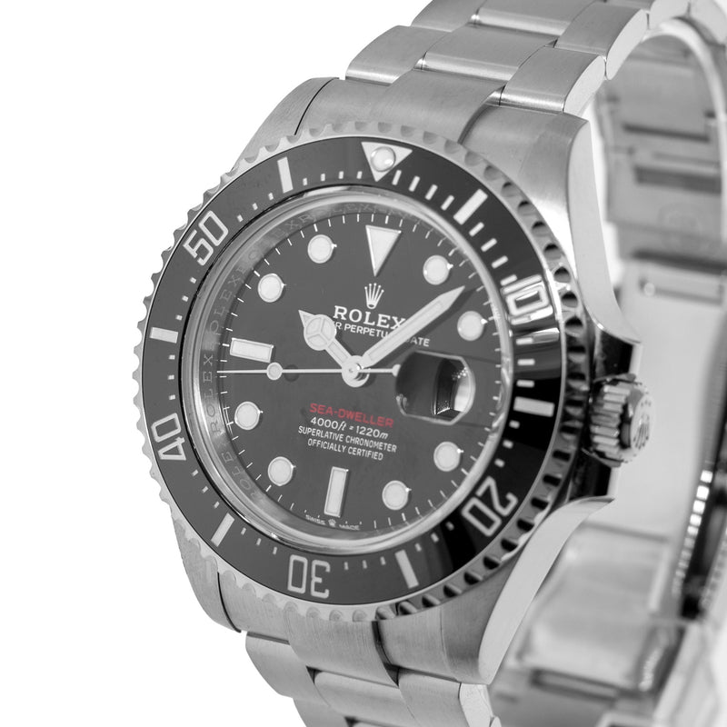 Rolex Sea-Dweller 43mm Stainless Steel Black Dial & Black Bezel 126600 - 2022-Da Vinci Fine Jewelry