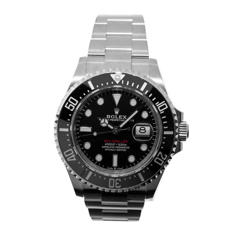Rolex Sea-Dweller 43mm Stainless Steel Black Dial & Black Bezel 126600 - 2022-Da Vinci Fine Jewelry