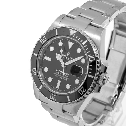 Rolex Submariner Date 41mm Stainless Steel Black Dial Black Bezel 126610LN-Da Vinci Fine Jewelry