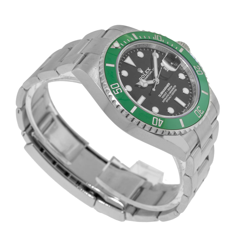 Rolex Submariner "Green Kermit" 41mm Steel Black Dial Green Bezel 126610LV-Da Vinci Fine Jewelry