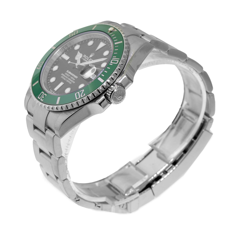 Rolex Submariner "Green Kermit" 41mm Steel Black Dial Green Bezel 126610LV-Da Vinci Fine Jewelry