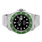 Rolex Submariner "Green Kermit" MK2 41mm Steel Black Dial Green Bezel 126610LV-Da Vinci Fine Jewelry