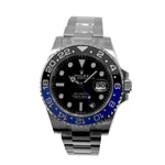 Rolex GMT-Master II "Batman" New Old Stock 40mm Stainless Steel Black & Blue Bezel 126710-Da Vinci Fine Jewelry