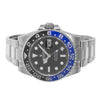 Rolex GMT-Master II "Batman" New Old Stock 40mm Stainless Steel Black & Blue Bezel 126710-Da Vinci Fine Jewelry