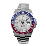Rolex GMT-Master II "Superman" 40mm White Gold Meteorite Dial & Red & Blue Bezel 126719BLRO-Da Vinci Fine Jewelry