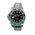 Rolex GMT-Master II "Sprite" 40mm New Old Stock Stainless Steel Black Dial & Black & Green Bezel 126720VTNR-Da Vinci Fine Jewelry
