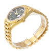 Rolex Day-Date 36mm Yellow Gold Green Hombre Roman Dial & Fluted Bezel 128238-Da Vinci Fine Jewelry