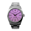 Rolex NEW RELEASE 2025 Oyster Perpetual 41mm Stainless Steel Candy Pink Index Dial Fully Stickered with White Tag 134300-Da Vinci Fine Jewelry