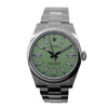 Rolex NEW RELEASE 2025 Oyster Perpetual 41mm Stainless Steel Pistachio Index Dial & Smooth Bezel 134300-Da Vinci Fine Jewelry