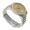 Rolex Datejust 36mm Yellow Gold & Steel Champagne Index Dial & Diamond Bezel 16233-Da Vinci Fine Jewelry