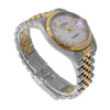 Rolex Datejust 36mm Yellow Gold Steel Mother of Pearl Roman Dial, Fluted Bezel 16233-Da Vinci Fine Jewelry