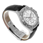 Rolex Daytona 40mm 18K White Gold White Arabic Dial & White Gold Bezel 16519 Zenith-Da Vinci Fine Jewelry