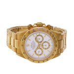Rolex Daytona 40mm 18K Yellow Gold White Dial & Yellow Gold Bezel 16528 - unpolished-Da Vinci Fine Jewelry