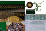 Rolex Daytona 40mm 18K Yellow Gold White Dial & Yellow Gold Bezel 16528 - unpolished-Da Vinci Fine Jewelry