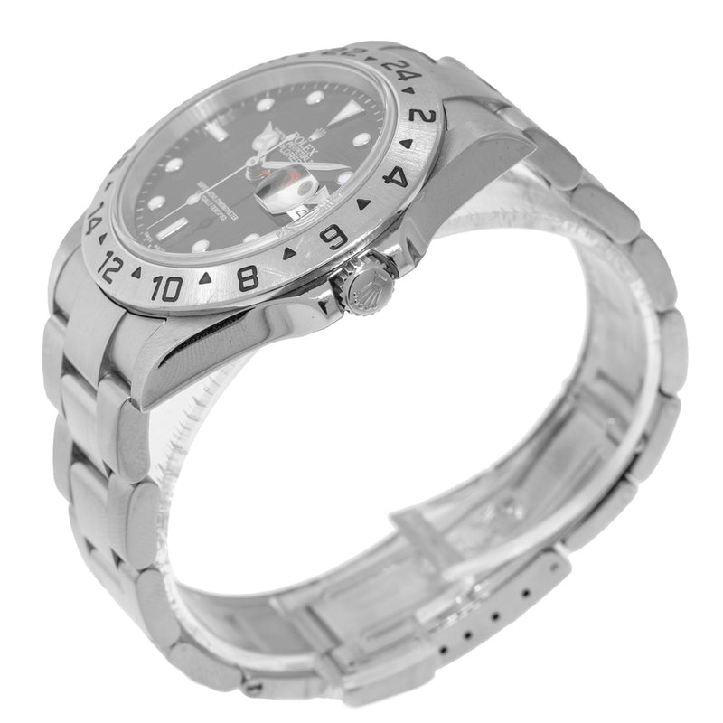 Rolex Explorer II 40mm Stainless Steel Black Dial & Steel Bezel 16570 ...