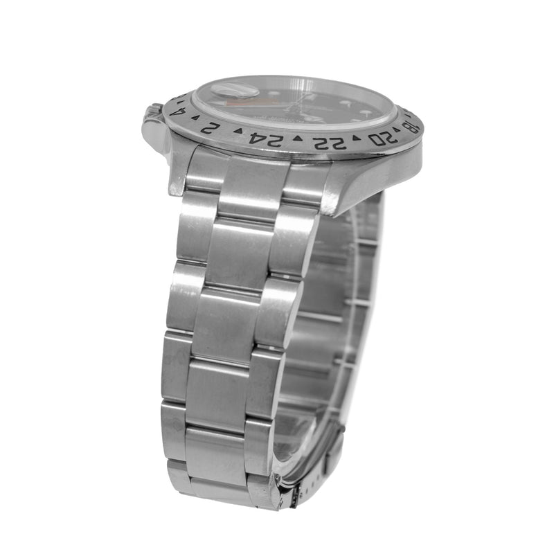 Rolex Explorer II 40mm Stainless Steel Black Dial & Steel Bezel 16570 ...