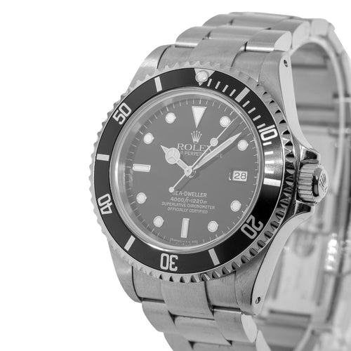 Rolex Sea-Dweller 40mm Stainless Steel Black Dial Black Bezel 16600-Da Vinci Fine Jewelry