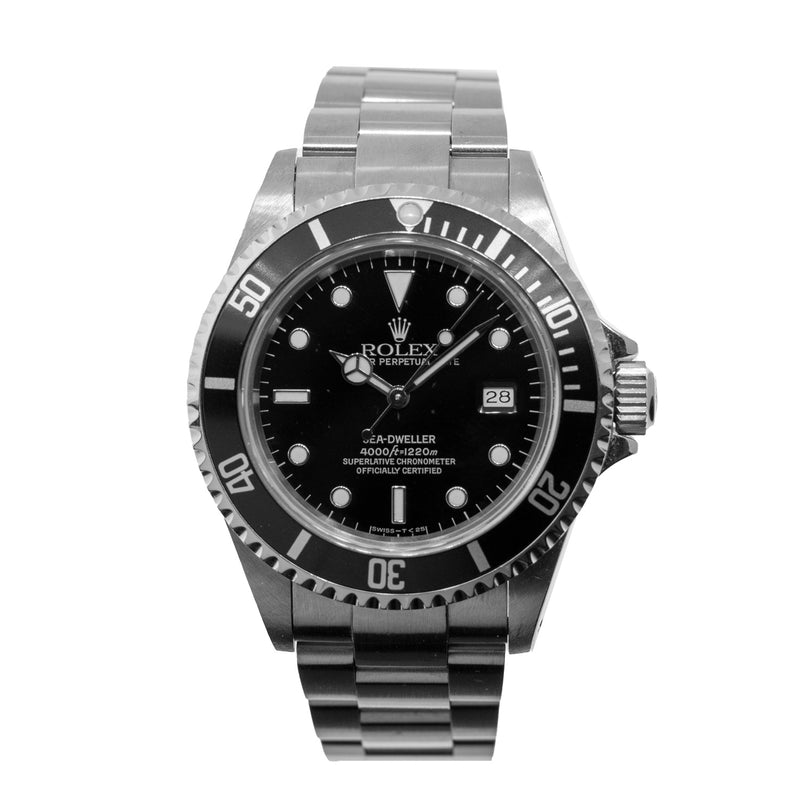 Rolex Sea-Dweller 40mm Stainless Steel Black Dial Black Bezel 16600-Da Vinci Fine Jewelry