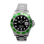 Rolex Submariner Date 40mm Stainless Steel Black Dial & Green Bezel "Kermit" 16610LV-Da Vinci Fine Jewelry