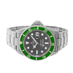 Rolex Submariner Date 40mm Stainless Steel Black Dial & Green Bezel "Kermit" 16610LV-Da Vinci Fine Jewelry