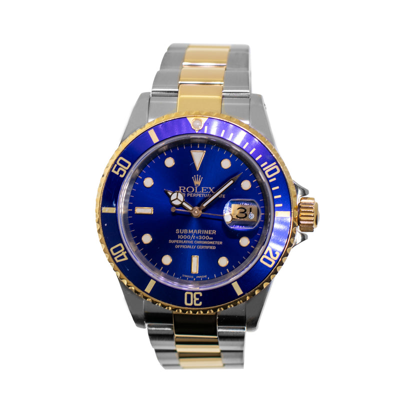 その他 BLUE Rolex Submariner Date Blue Dial & Blue Bezel 16613 | Da Vinci Fine
