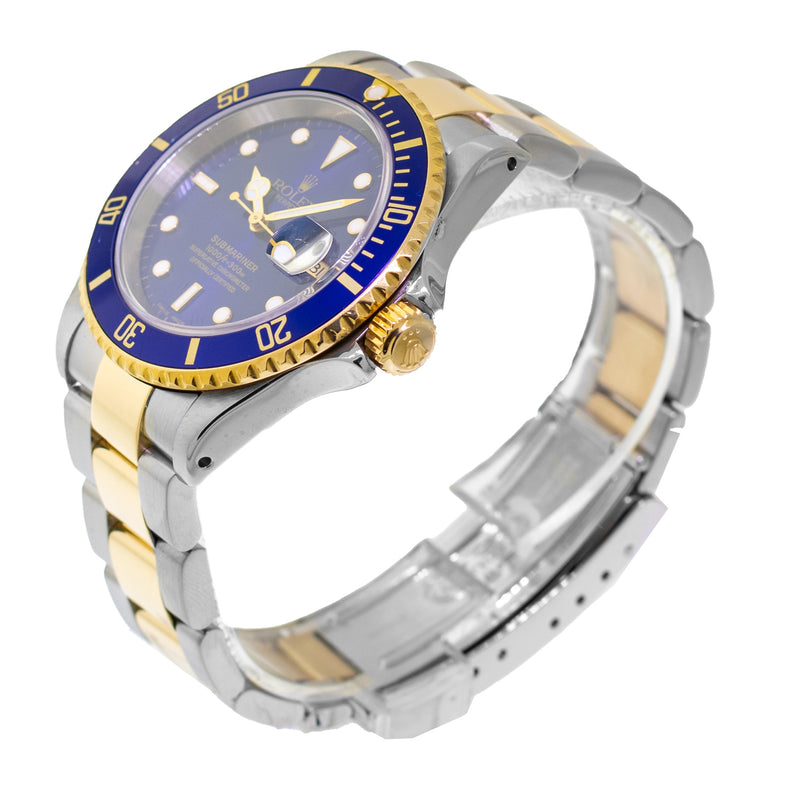 Rolex Submariner Date Blue Dial & Blue Bezel 16613 | Da Vinci Fine