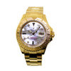 Rolex Yacht-Master 40mm 18K Yellow Gold Mother of Pearl Diamond Dial & Gold Bezel 16628-Da Vinci Fine Jewelry