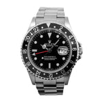 Rolex GMT-Master II 40mm Stainless Steel Black Dial & Black Aluminum Bezel 16710-Da Vinci Fine Jewelry