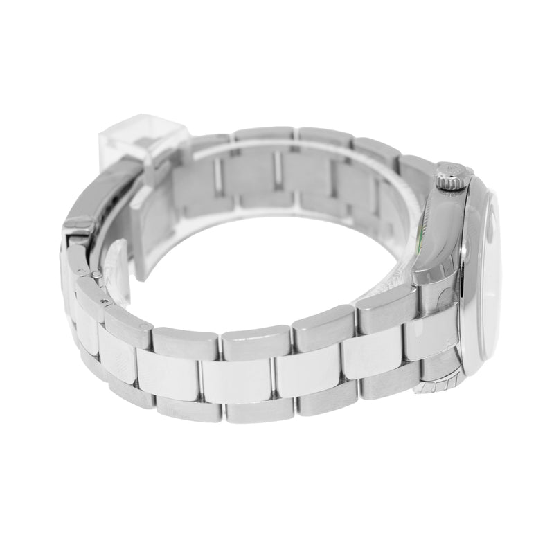 Rolex Lady-Datejust 31mm NEW OLD STOCK Stainless Steel Dark Rhodium Floral Arabic Dial 178240-Da Vinci Fine Jewelry