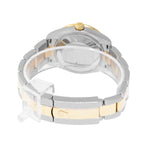 Rolex Lady-Datejust 31mm Yellow Gold & Steel Silver Roman Diamond Dial & Diamond Bezel 178383-Da Vinci Fine Jewelry