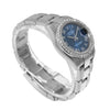 Rolex Datejust 26mm Stainless Steel Blue Roman Dial & Custom Diamond Bezel 179160-Da Vinci Fine Jewelry