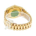 Rolex Day-Date 36mm Yellow Gold Champagne Roman Dial Fluted Bezel 18038-Da Vinci Fine Jewelry