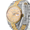 Rolex Day-Date 36mm Yellow, Rose and White Gold TRIDOR Champagne Jubilee Diamond Dial Fluted Bezel 18039-Da Vinci Fine Jewelry