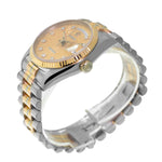 Rolex Day-Date 36mm Yellow, Rose and White Gold TRIDOR Champagne Jubilee Diamond Dial Fluted Bezel 18039-Da Vinci Fine Jewelry