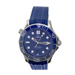 Omega Seamaster 300m Stainless Steel Blue Index Dial 210.32.42.20.03.001-Da Vinci Fine Jewelry
