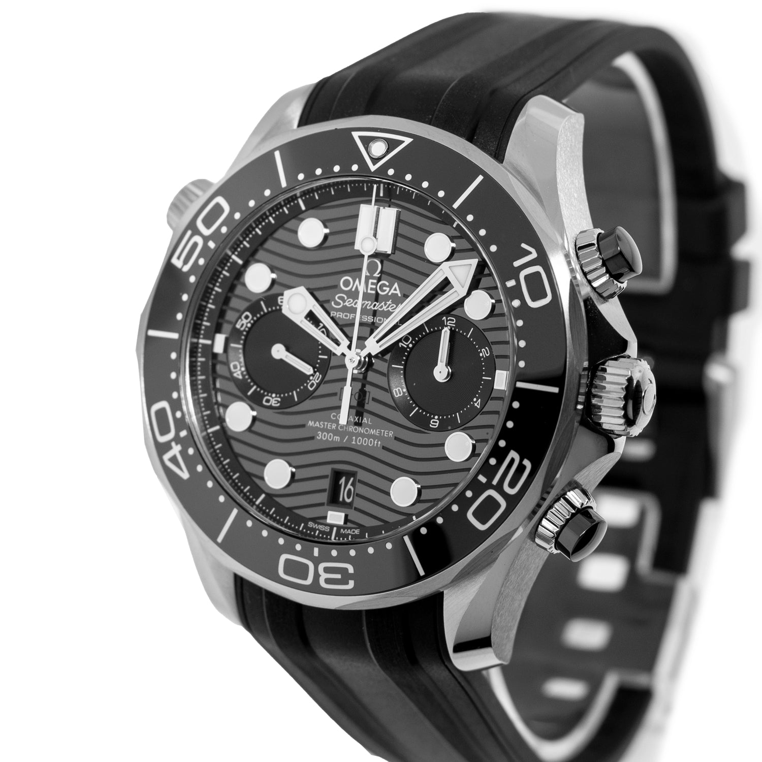 Omega seamaster black outlet bezel