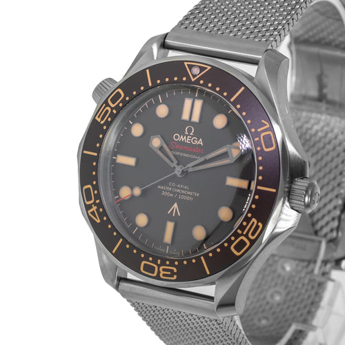 Omega Seamaster Diver 300m 007 Edition 42mm Titanium Brown Index Dial 210.90.42.20.01.001-Da Vinci Fine Jewelry