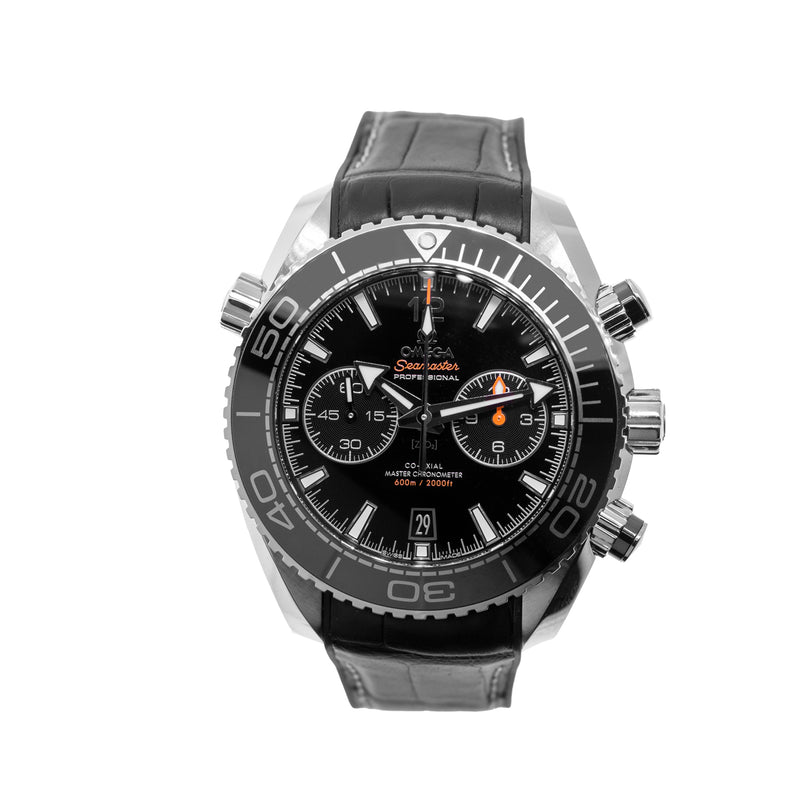 Omega Seamaster Diver 600m Planet Ocean Stainless Steel Black Index Dial 215.33.46.51.01.001-Da Vinci Fine Jewelry