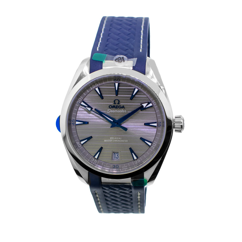 Omega Seamaster Aqua Terra Co-Axial Chronometer 41mm Stainless Steel Grey Index Dial 220.12.41.21.06.001-Da Vinci Fine Jewelry