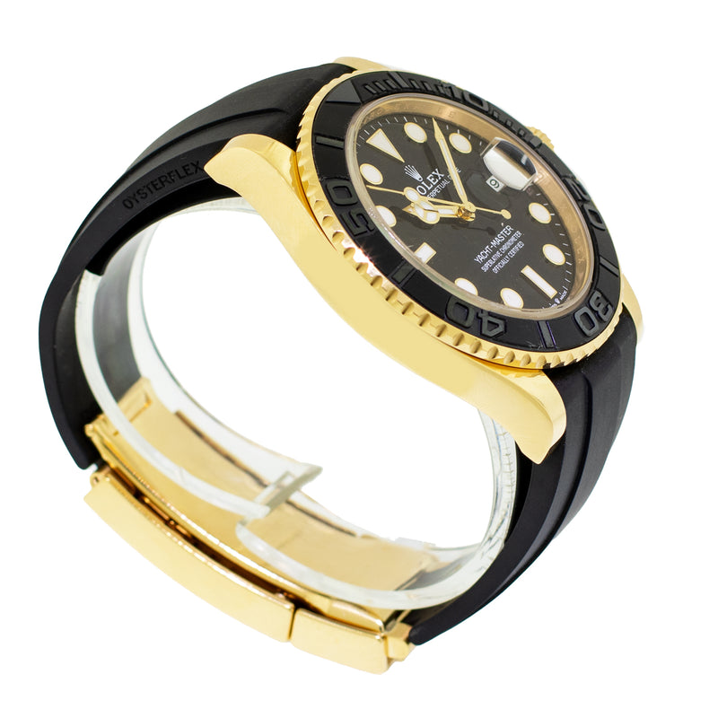 Rolex Yacht-Master 42mm Yellow Gold Black Dial & Black Bezel 226658-Da Vinci Fine Jewelry