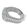 Rolex Day-Date 40mm Platinum Ice Blue Roman Dial & Fluted Bezel 228236-Da Vinci Fine Jewelry